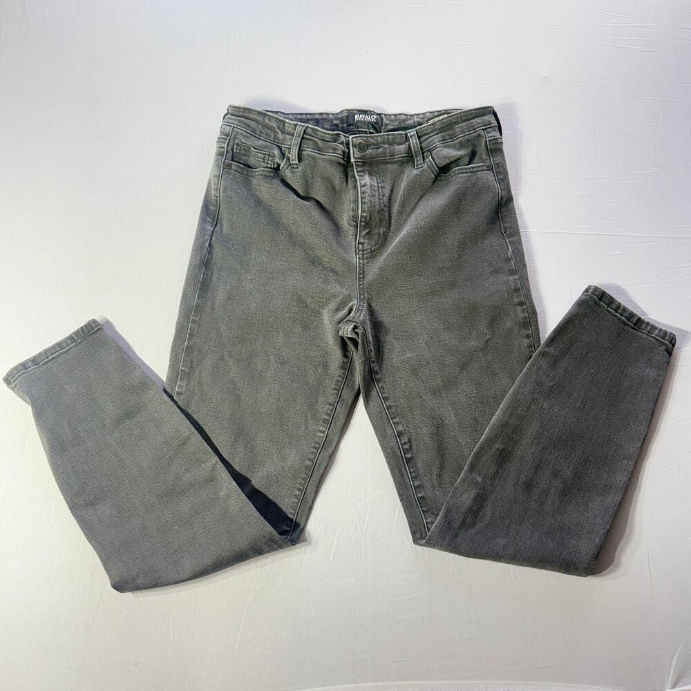 Buffalo David Bitton Mollie High Rise Skinny Jeans Grey Size‎ 10/30 Stretch
